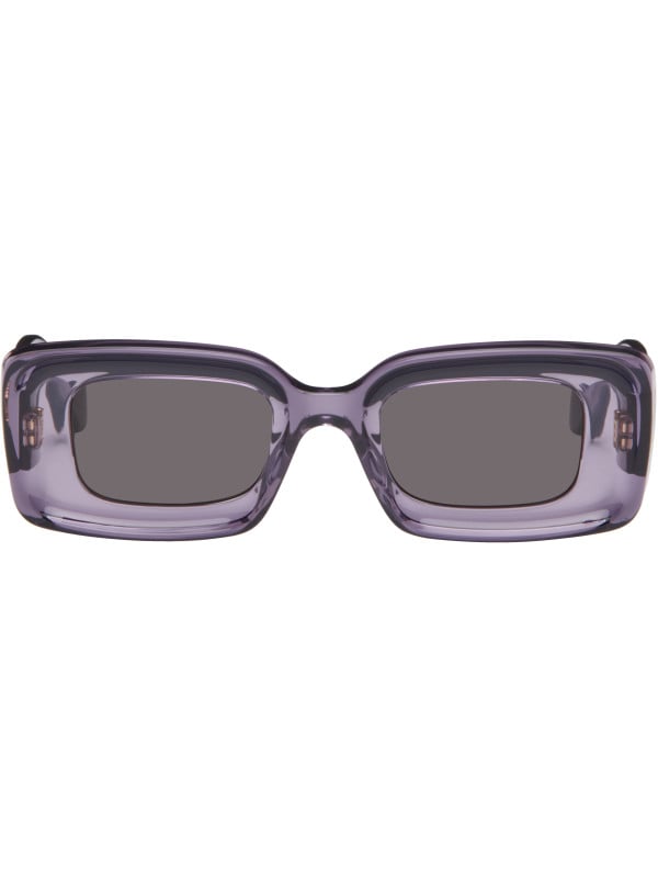 Loewe Purple Rectangular Sunglasses