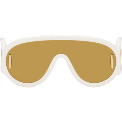 Loewe White Wave Mask Sunglasses