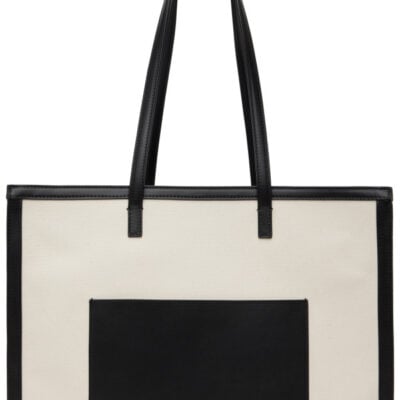 Loulou Studio Black & Beige Arabella Tote