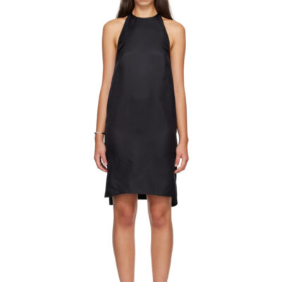 Loulou Studio Black BRUNA 01 Minidress