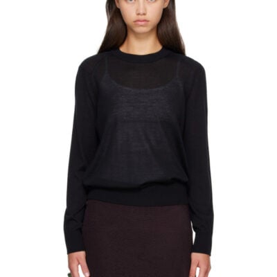 Loulou Studio Black DITTO LDS Sweater