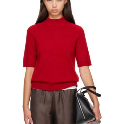 Loulou Studio Red RUTH Sweater