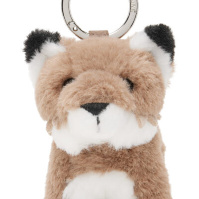 Maison Kitsune Taupe Fox Bag Charm