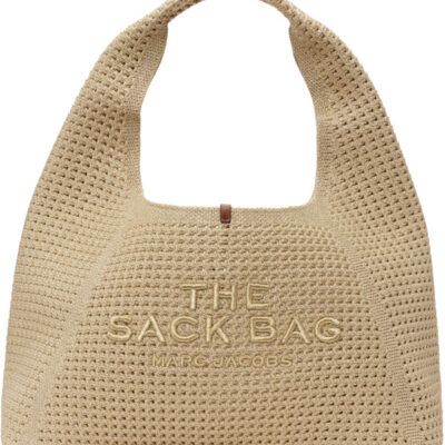 Marc Jacobs Beige 'The Crochet Sack' Tote