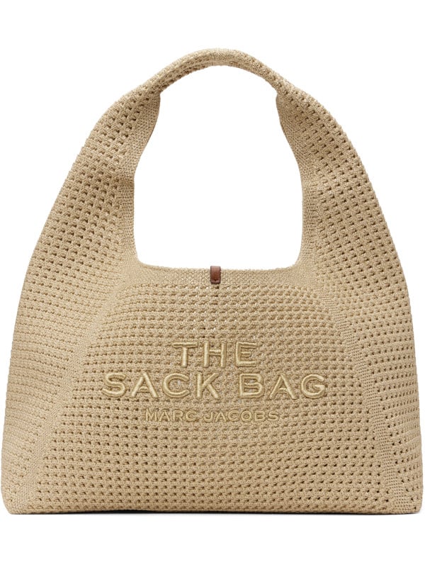 Marc Jacobs Beige 'The Crochet Sack' Tote