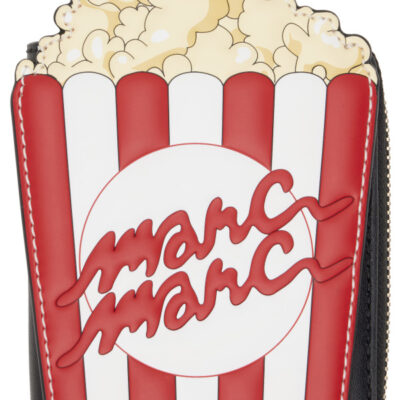 Marc Jacobs Black & Red Popcorn Slim Compact Wallet