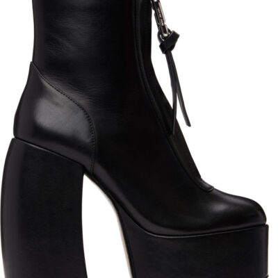 Marc Jacobs Black 'The Gigi' Ankle Boots