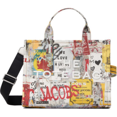 Marc Jacobs Multicolor 'The Pop Americana Canvas Medium' Tote
