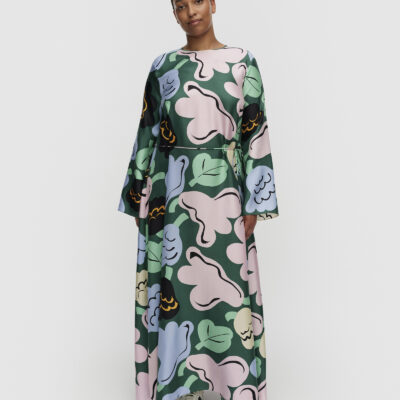 Marimekko Kaunista Kukasta Kukkaan Silk dress