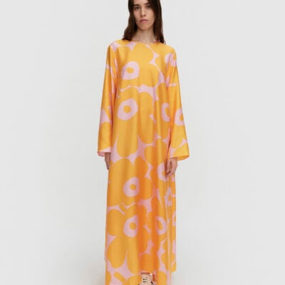 Marimekko Kaunista Unikko Silk dress
