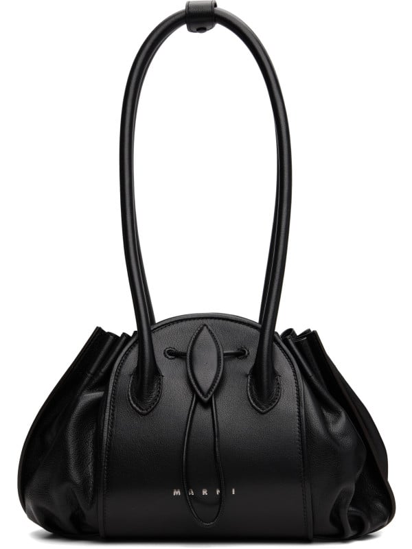 Marni Black Tulipea East West Bag