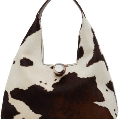Marni Brown & Off-White Trapeze Mini Bag