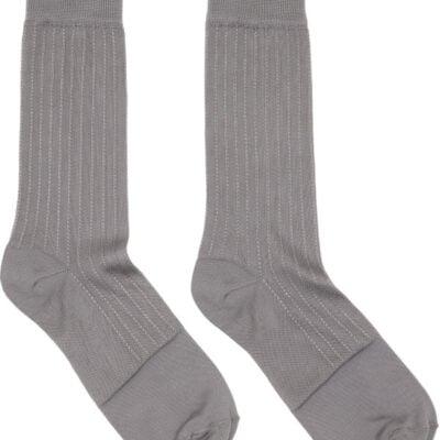 Marni Gray Silk Socks