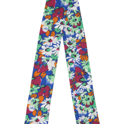 Marni Multicolor Pop Flower Silk Scarf