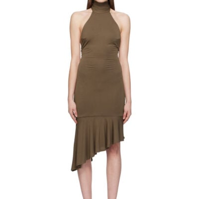 Miaou Green Karina Midi Dress