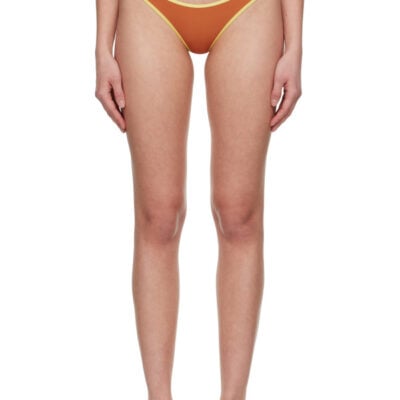Miaou Orange & Yellow Jo Bikini Bottom