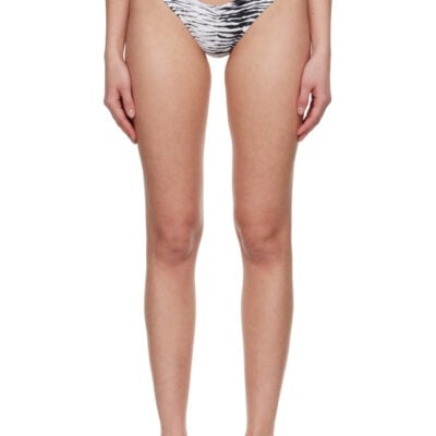 Miaou White & Black Bambi Bikini Bottom