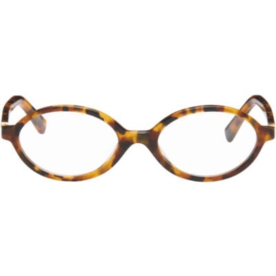 Miu Miu Brown 'Miu Regard' Glasses