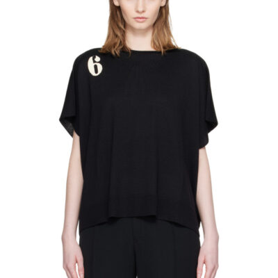 MM6 Maison Margiela Black '6' Top