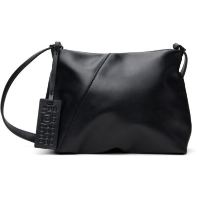 MM6 Maison Margiela Black Folded Shoulder Bag