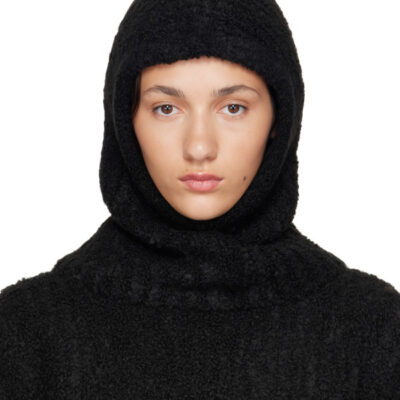 MM6 Maison Margiela Black Logo Balaclava