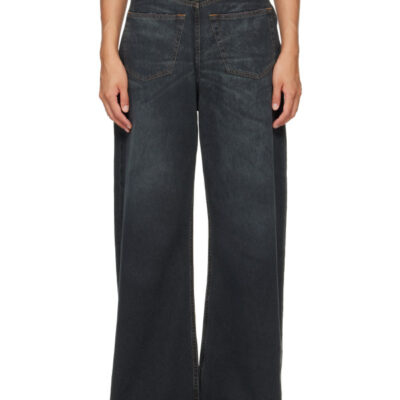 MM6 Maison Margiela Gray Backwards Jeans