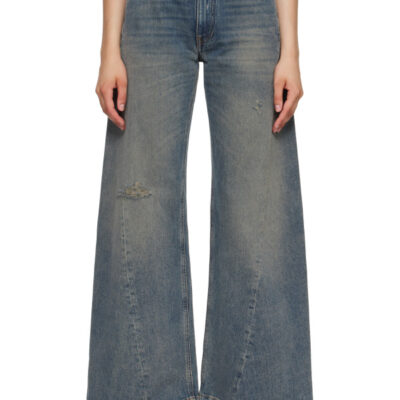 MM6 Maison Margiela Navy Wide Denim Jeans