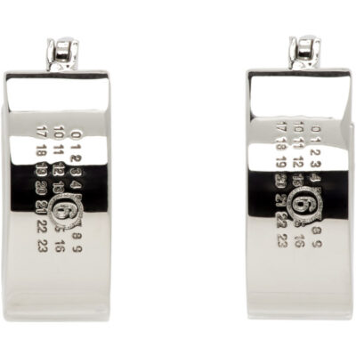MM6 Maison Margiela Numeric Hoop Earrings