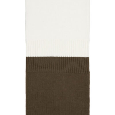 MM6 Maison Margiela White & Khaki 'Trompe L'oeil' Collar