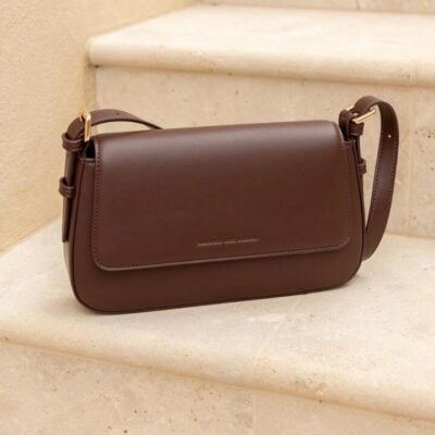 Among the Brave Date Night Dark Coffee PU Leather Shoulder Bag