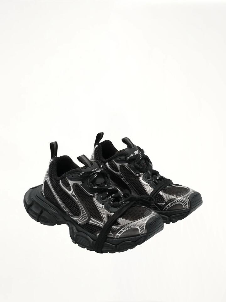 BALENCIAGA 3xl Sneakers in Black/white Black / 35