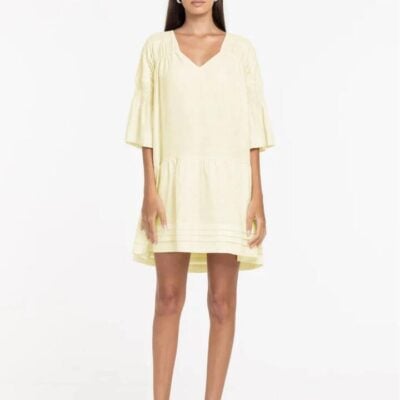 Blak Wisteria Pina Colada SS Mini Dress