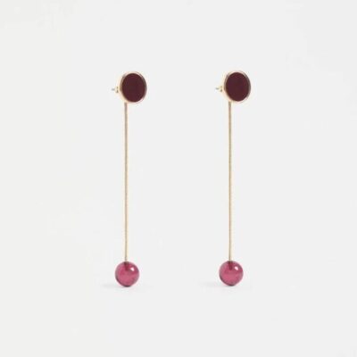 Elk Laspar Long Drop Earring