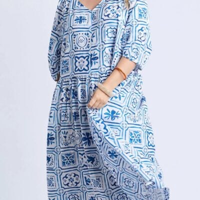 Elm Dolce Tile Midi Dress