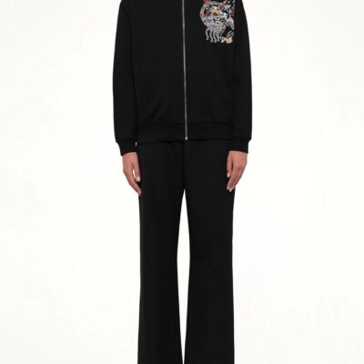 GIVENCHY Embroidered Zip Hoodie