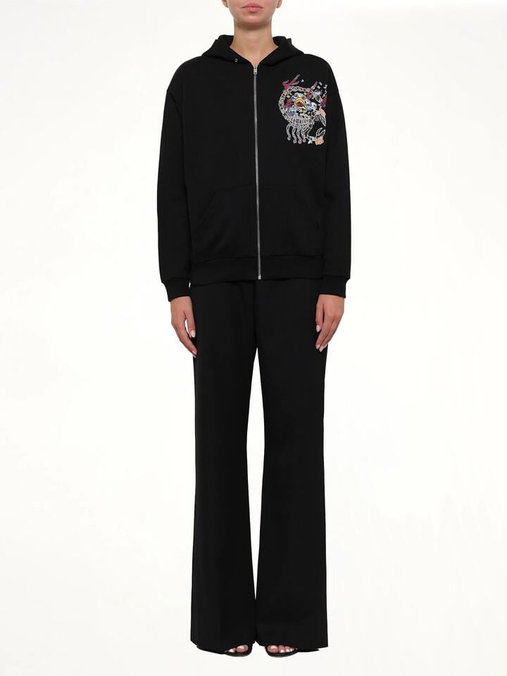 GIVENCHY Embroidered Zip Hoodie
