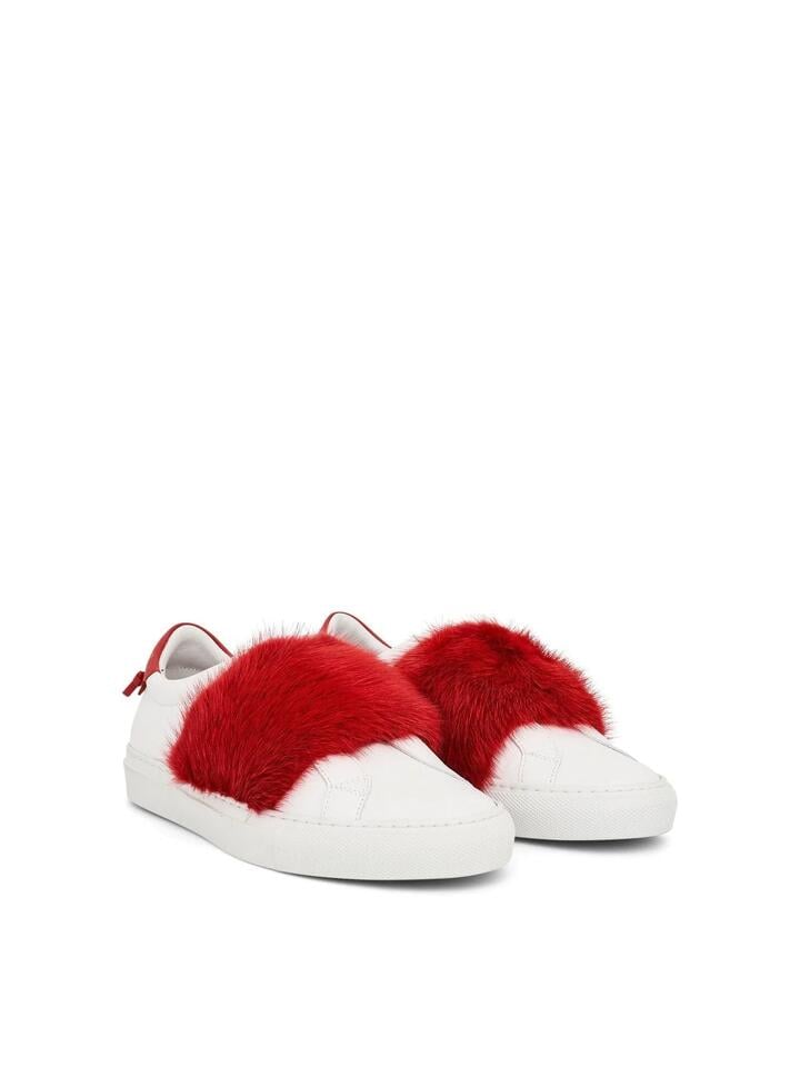 GIVENCHY Urban Knot Elastic Sneaker in Red White / 36
