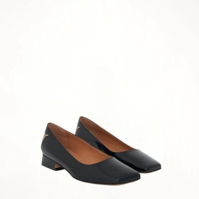 MAISON MARGIELA Four Stitches Decortique Ballerinas in Black / 36