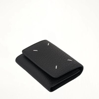 MAISON MARGIELA Four Stitches Tri Fold Wallet