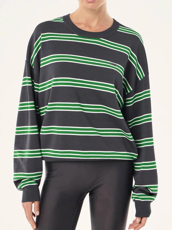 P.E Nation Retreat Stripe Sweater