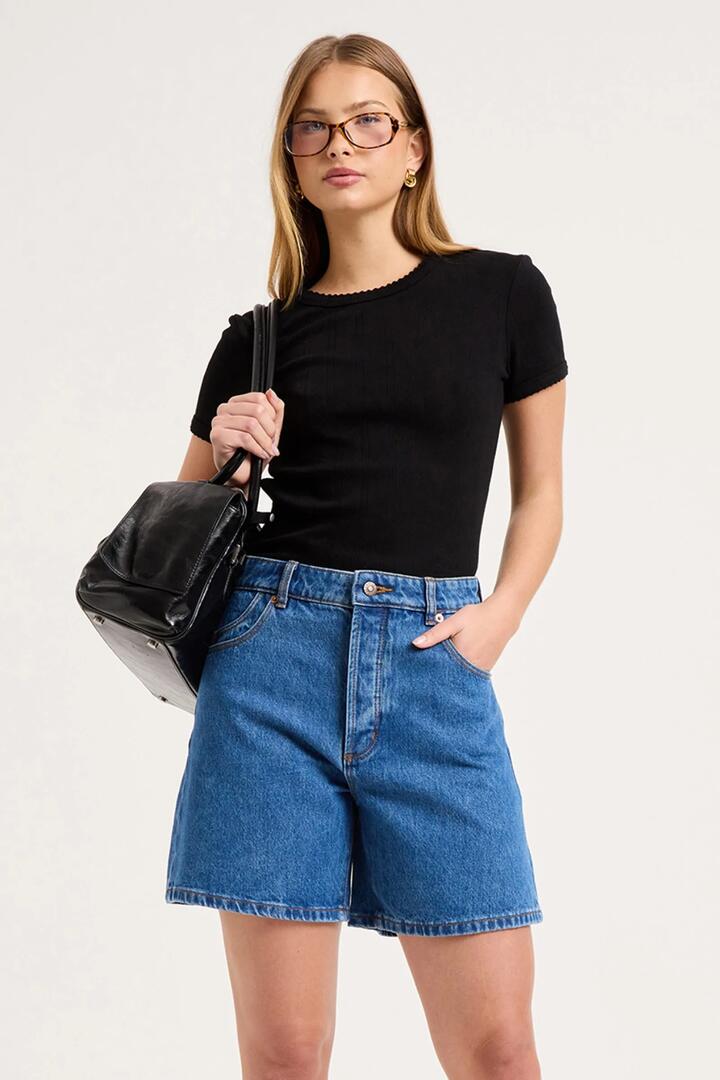 Rollas 90s Relaxed Canyon Stone Blue Short