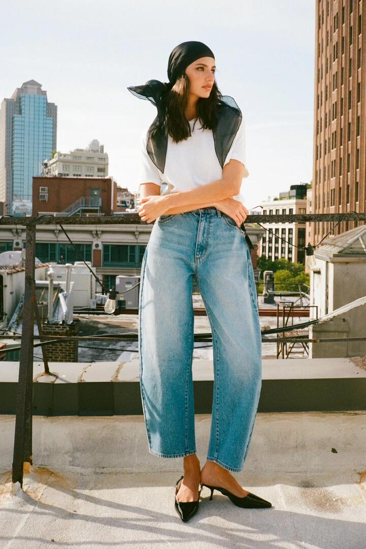 Rollas Gigi Brad Blue Barrel Jean