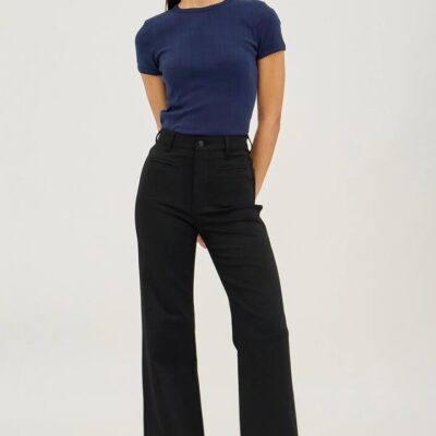 Rollas Sailor Black Orchid Wide Jean