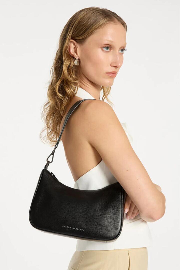 Status Anxiety Look Both Ways Black Crossbody Bag