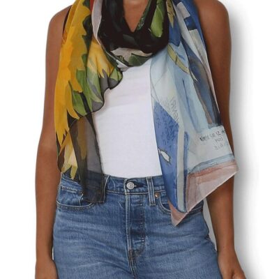 THE ARTIST LABEL The Artists Label Devoted TO You Silk Scarf