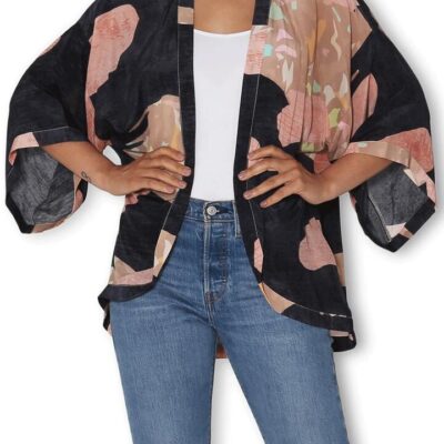 THE ARTIST LABEL The Artists Label Wild Safari Silk Kimono