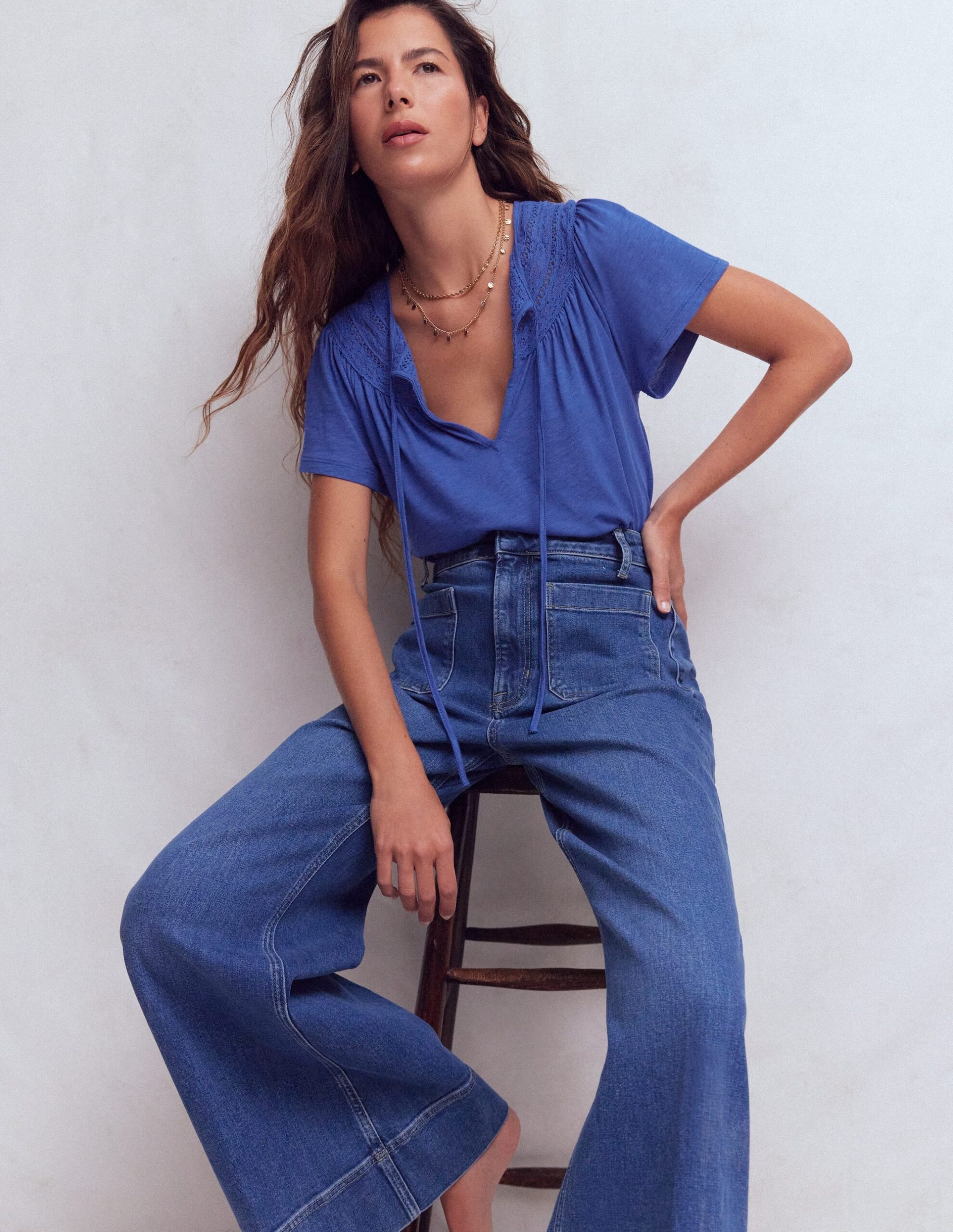 Boden Edi Trim Detail T-shirt