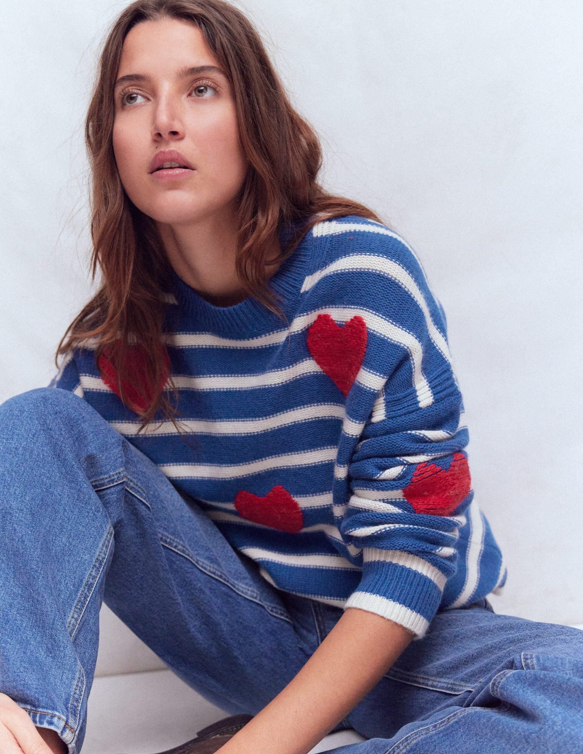 Boden Isa Embroidered Jumper