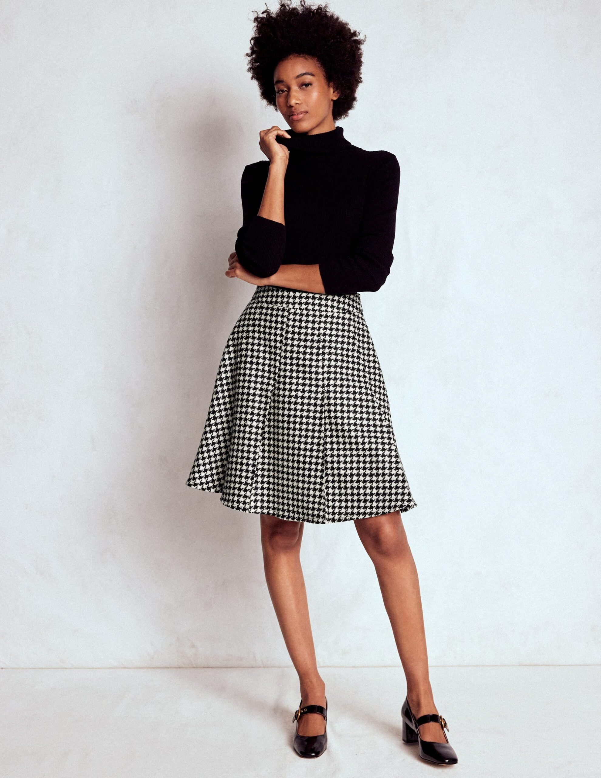 Boden Flippy Wool Skirt