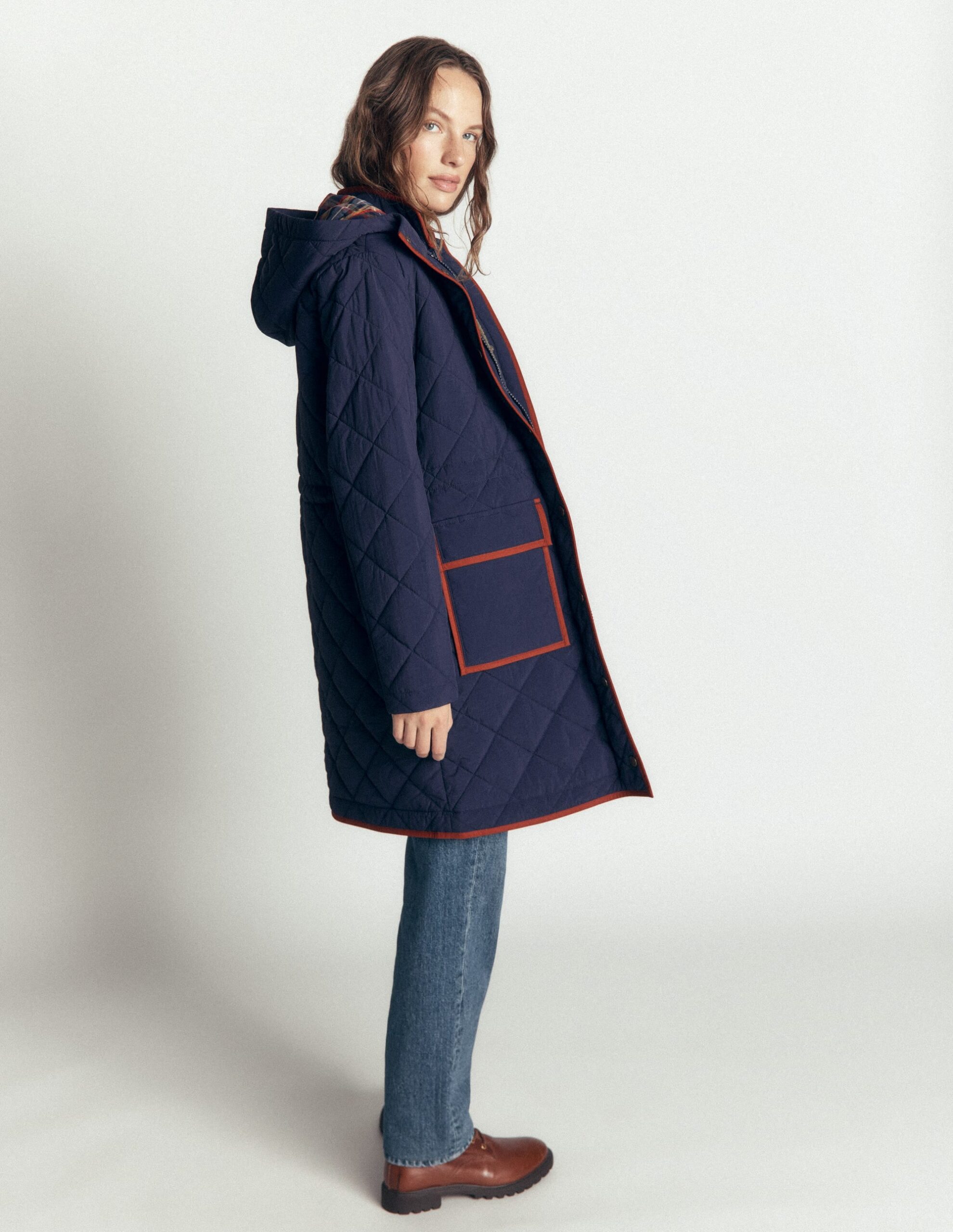 Boden Women's Quilted 4-in-1 Parka Coat